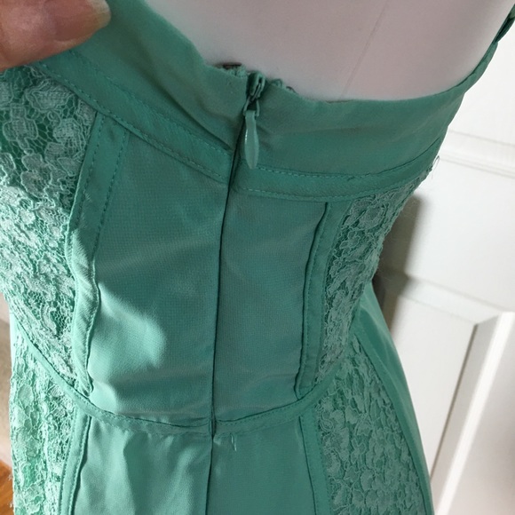 LC LAUREN CONRAD skinny strap dress sz 8 - Picture 3 of 8